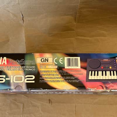 Yamaha PortaSound PSS-102 Electronic Keyboard 1991 rare with Card Reader System mini Synth Japan in box EC image 16