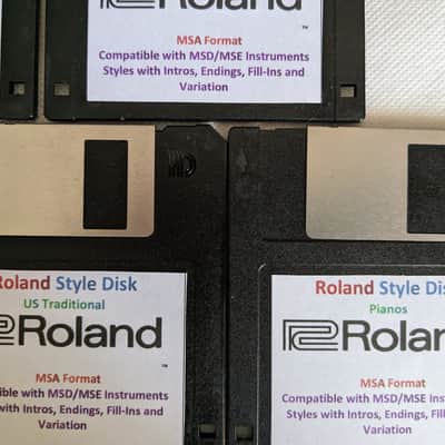 Roland Keyboard Floppy Disk Styles Collection image 12
