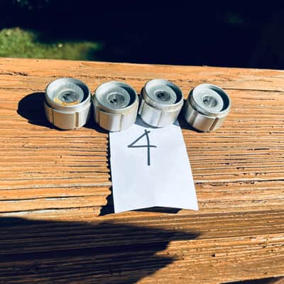 Peavey vintage 70s aluminum set-screw knobs (lot of 4) image 2