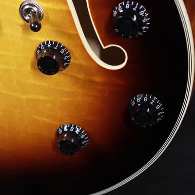 Eastman  T59/V SB Antique Varnish Sunburst Semi-Hollowbody Electric Guitar image 21
