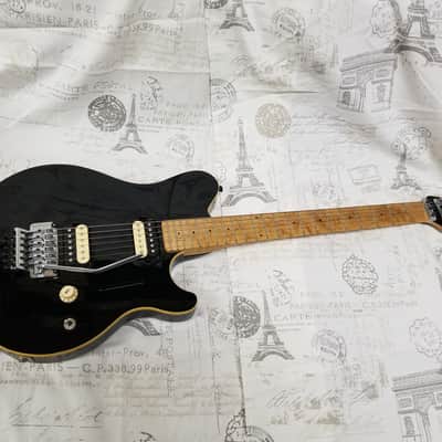 Ernie Ball Music Man Axis 1994 Gloss Black Rare Matching Headstock One Owner Never Played NICE! image 5