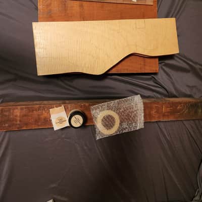 1959 Burst Build Package – Brazilian Rosewood, Old Growth Mahogany & Flame Maple image 1
