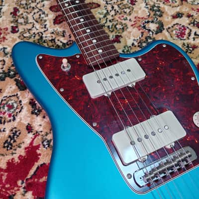 *NEW IN BOX* 2023 Fender Japan FSR Hybrid II Jazzmaster Satin Ocean Turquoise Metallic with Matching Headstock, MIJ JD23 image 12