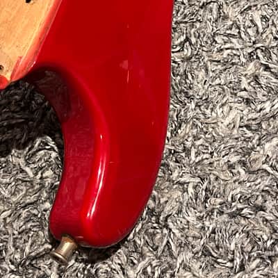 1986 MIJ Charvel Jackson Model 4 Ferrari Red Guitar Body JE-1200 Loaded Bild 10