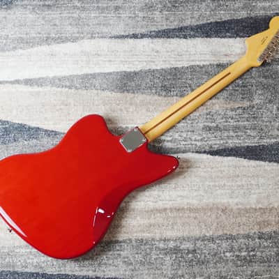 Fender MIJ 2024 Collection Hybrid II Jazzmaster FMT Flame Sunset Orange Transparent Made in Japan image 3