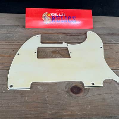 Real Life Relics Aged Ivory Fender® Telecaster®  Pickguard 3 Ply 8 Hole for Humbucker.  (PGAL2) image 2