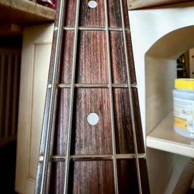 Custom Shop Telecaster Bass with USA EMG pickups 2021 - fiesta red image 8