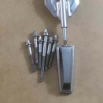 Vintage Rare Japan Tama Bass Drum Percussion Parts Lugs Tension Rods MIJ? Screws image 1