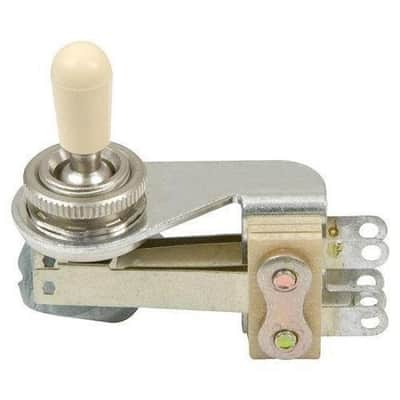 NEW DiMarzio Switchcraft Right Angle 3-Way Toggle Switch, With Knob - USA Made image 3