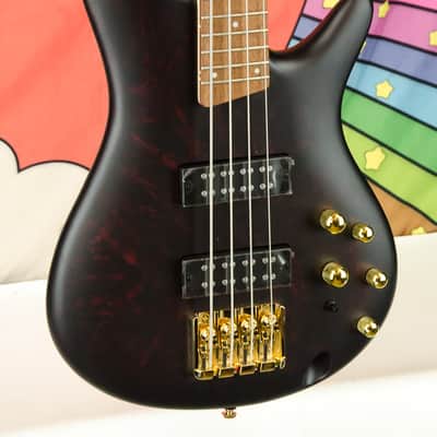 Ibanez SR300EDXWZM SR Deluxe Bass Guitar - Wine Red Frozen Matte image 5