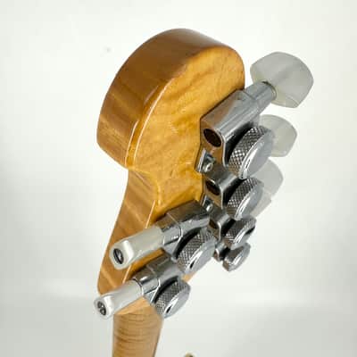 1999 Ernie Ball Music Man Axis Super Sport HH Hardtail - Translucent Gold image 7