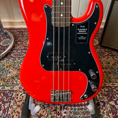 Fender Player II P Bass RW 2026 - Coral Red image 2
