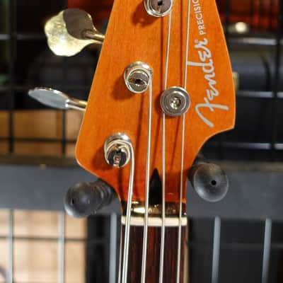 Fender AJB-100 Aerodyne Jazz Bass Special 2006 - 2008 - Flame Amber - READ DESCRIPTION image 4