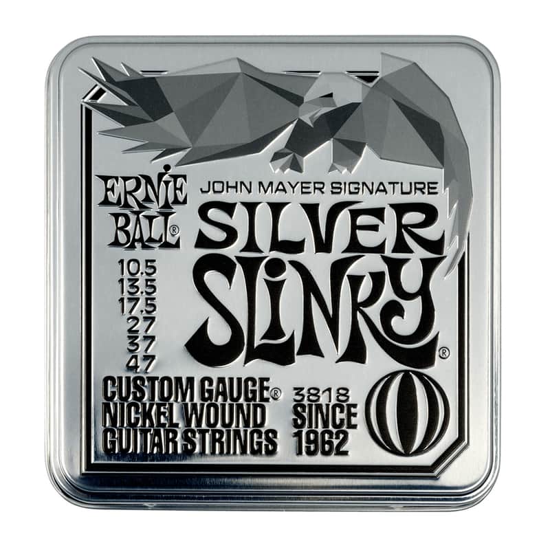 JOHN MAYER SILVER SLINKY SIGNATURE ELECTRIC GUITAR STRINGS 3-PACK image 1