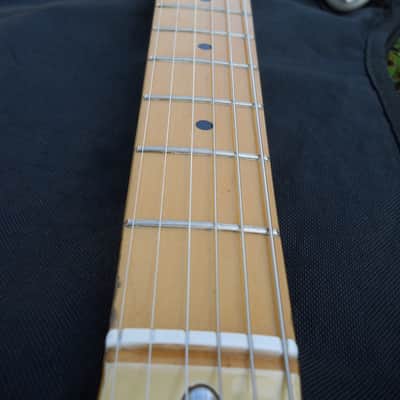 1980's C.F. Martin Stinger SSX Stratocaster, 6 String, White/Black, Nice Shape image 16