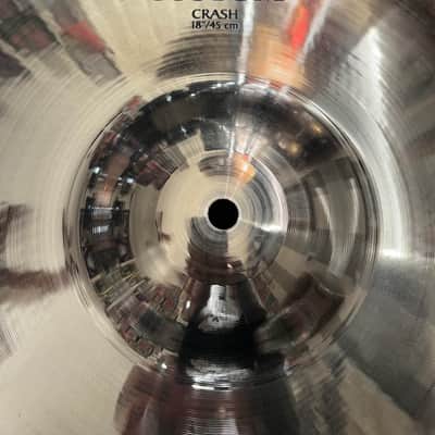 Zildjian 18” A Custom Crash Cymbal — Excellent condition / Like New — Brilliant Finish image 2