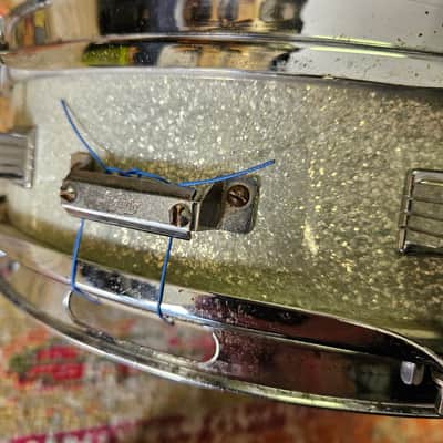 Ludwig Jazz Combo 13x3" Silver Sparkle 6-Lug Piccolo Snare - Granitone Interior image 11