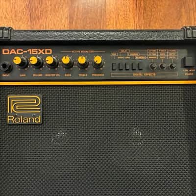 Roland DAC-15XD 15-Watt 4x5" Guitar Combo 1987 - 1990 - Black image 2