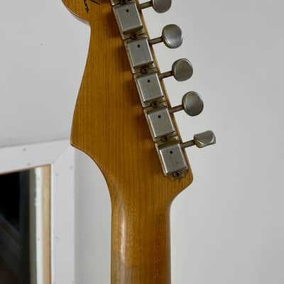 Immagine 2022 Fender Custom Shop 50's Relic Stratocaster ~ Olympic White - 8