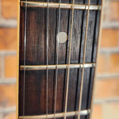 Vintage 1980s Hondo HL737 Singlecut LEFTY Sunburst image 4