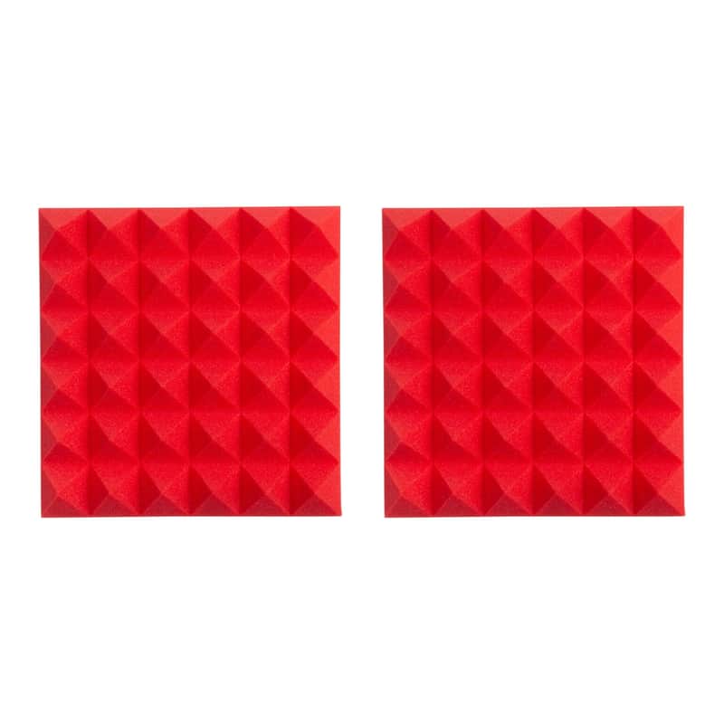Gator GFW-ACPNL1212P-2PK Pyramid Acoustic Panels (2-Pack) image 1