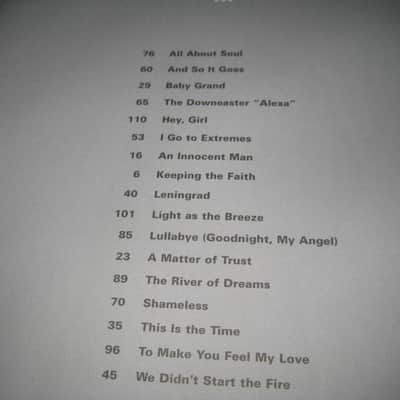 Billy Joel Greatest Hits Vol III (3) 111 Pages image 3