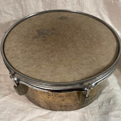 Pre-WWII Riveted Brass 6x13 Drum – Chicago Era Construction – No Extra Holes image 2