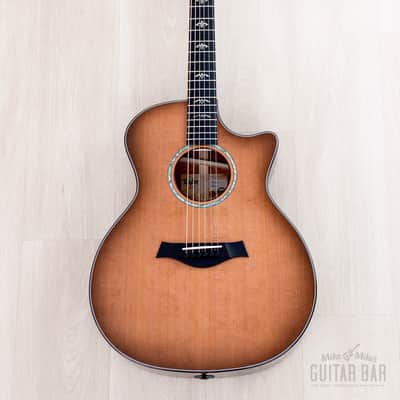 2024 Taylor Custom Grand Auditorium Acoustic Electric Guitar Western Red Cedar + Indian Rosewood image 2