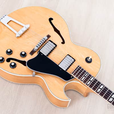 1981 Gibson ES-175 Vintage Hollowbody Guitar Natural, Time Capsule w/ Tim Shaw PAFs, Case image 9