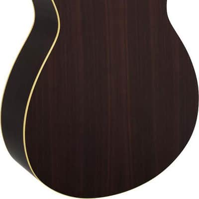 Yamaha FSX830C Grand Concert Acoustic-Electric Guitar, Solid Spruce Top, Brown Sunburst image 3