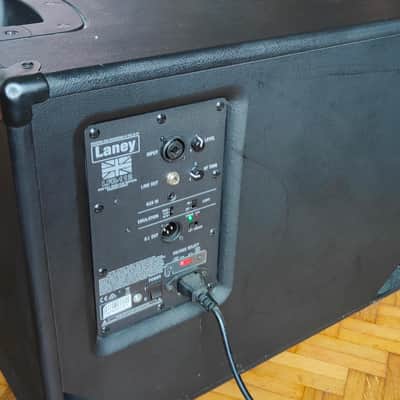 Laney LFR-112 Full Range 1x12" 200-Watt Active Guitar Cabinet 2018 - Black image 2