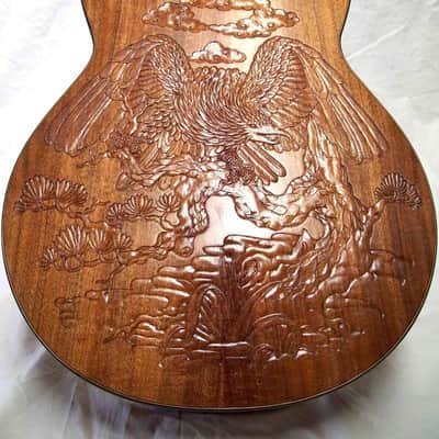 Blueberry Guitar Classical Nylon String 2023 - Hand Carved & Handmade image 3