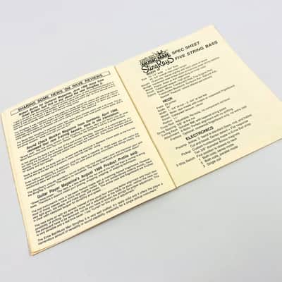 Ernie Ball Music Man Catalog — Morse, StingRay, Sabre, and the dawn of the 5-string. 1988 image 4
