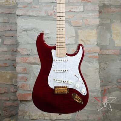 FENDER Stratocaster Richie Kotzen Signature TRB - 2016 Made in Japan - Flamed Trans Red Burst image 1