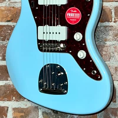 2024 Squier Classic Vibe '60s Jazzmaster, Sonic Blue Shop Small, Buy Indie Music & Be Happy image 1