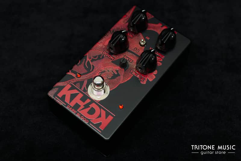 KHDK Electronics Dark Blood Kirk Hammett Signature Distortion Pedal 2010s - Red/Black image 1