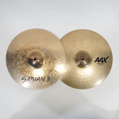 SABIAN  AAX 14" MEDIUM HIHATS Current image 1