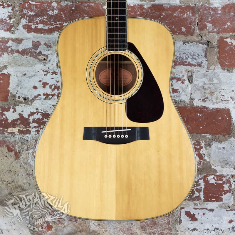 Yamaha FG-201 1970's Natural MIJ Japan Vintage Orange Label image 1