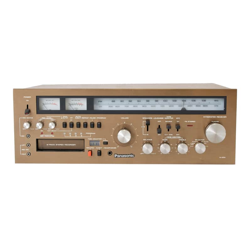 Panasonic RA-6600 Stereo Receiver w/ FM Tuner and 8-Track Player
