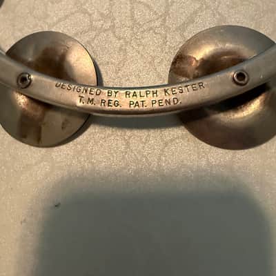Vintage Original Ralph Kester Ching Ring Hi-Hat Tambourine, Exceptional Condition. image 11