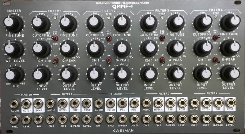 Cwejman QMMF-4 Multi Mode Filter-Resonator - battleship gray image 1