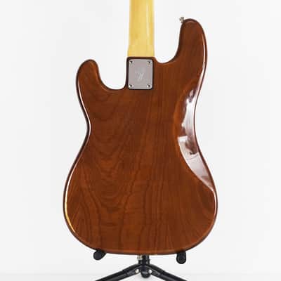 1977 Fender Fretless Precision Bass Mocha Walnut Brown with Hardshell Case imagen 2