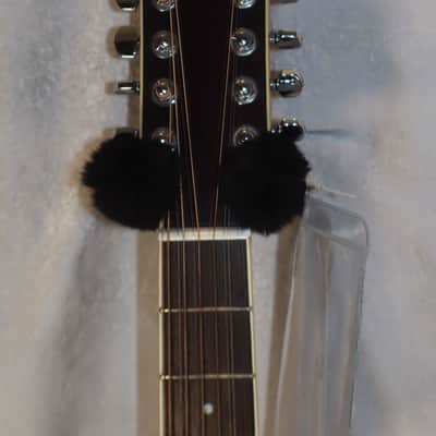 Yamaha DW-4S-12 12-string Dreadnought Acoustic Guitar with gig bag used image 4