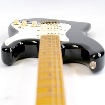 Late 90s Fender Stratocaster '57 Reissue ST57 Electric Guitar - CIJ - Black image 10
