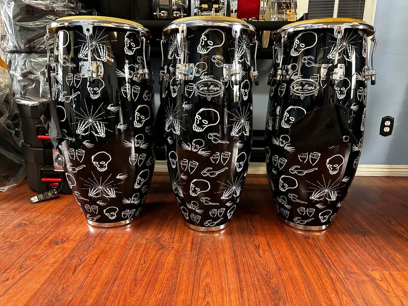 Gon Bops Three set Quinto,Conga,Tumba. Lenny Castro Signature Series Congas image 1