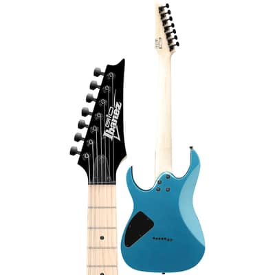 Ibanez GIO GRG7221M-MLB 7-String Solid Body Electric Guitar with Maple Fretboard, Right-Handed, Metallic Light Blue image 3