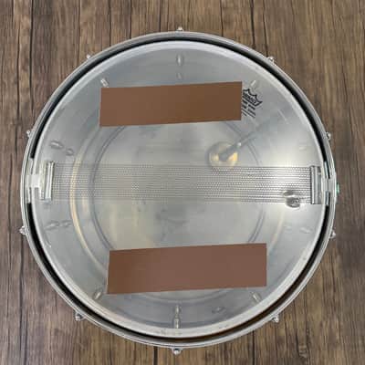 CB700 Internationale 6.5x14 Steel Snare Drum – 10 Lugs – Internal Muffler – Good Condition image 6