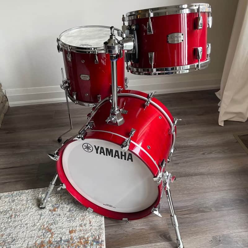 Yamaha Absolute Hybrid Maple Bop Kit - Red Autumn - 18x14, 12x8, 14x13 image 1