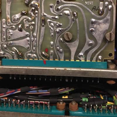 Vintage Neve 1073 8-Channel Mic Preamp EQ Racked with output trim and phantom image 24