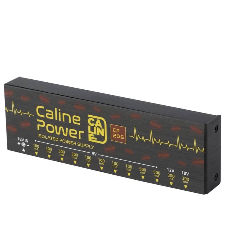 Caline CP206 Pedal PWR Supply Isolated PWR Supply 12-Outputs Noiseless CP-206 Fully Isolated pedalboard power supply image 1